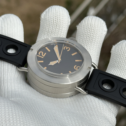 STEElDIVE Official SD1912 No logo Version 47mm Brushed Case Swiss Luminous 3000M Waterproof NH35 Automatic Mens Dive Watch