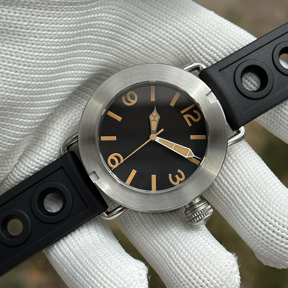 STEElDIVE Official SD1912 No logo Version 47mm Brushed Case Swiss Luminous 3000M Waterproof NH35 Automatic Mens Dive Watch