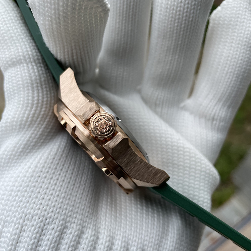 STEELDIVE Official SD1943S Green Dial Swiss Luminous 45MM Bronze Case 1000M Waterproof NH35 Mens Automatic Dive Watch