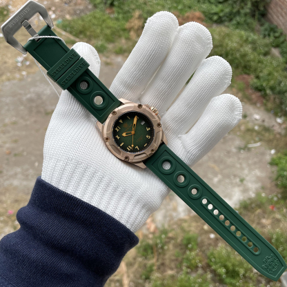 STEELDIVE Official SD1943S Green Dial Swiss Luminous 45MM Bronze Case 1000M Waterproof NH35 Mens Automatic Dive Watch