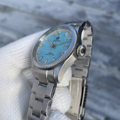 STEELDIVE Official SD1906T Turquoise Dial 200M NH35 Automatic Dive Watch