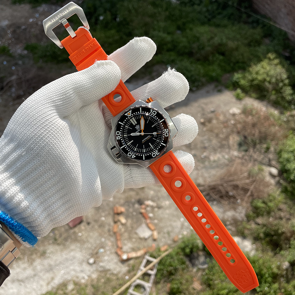 STEELDIVE Official SD1969 Proplof 56mm Case 1200m Waterproof Japanese NH35 automatic mechanical movement Mens Dive Watch