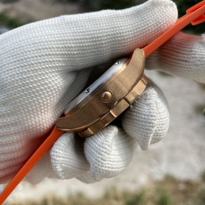 STEELDIVE Official SD1950S Two Buttons 44MM Solid Bronze Case 3000M Waterproof Sappire Glass NH35 Automatic Dive Watch