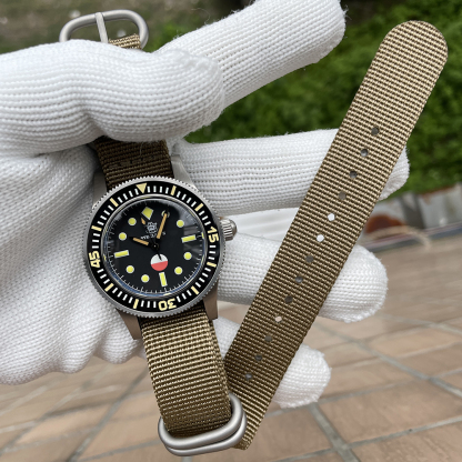 STEELDIVE Official SD1952T Classic Sapphire Glass Super Luminous 41MM Japan NH35 Automatic Dive Watch 300M