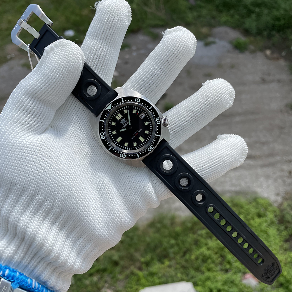 STEELDIVE Official SD1977 42MM Thin Abalone Mechanical Watches AR Coating Sapphire Glass NH35 Automatic 200M Waterproof Dive Watch