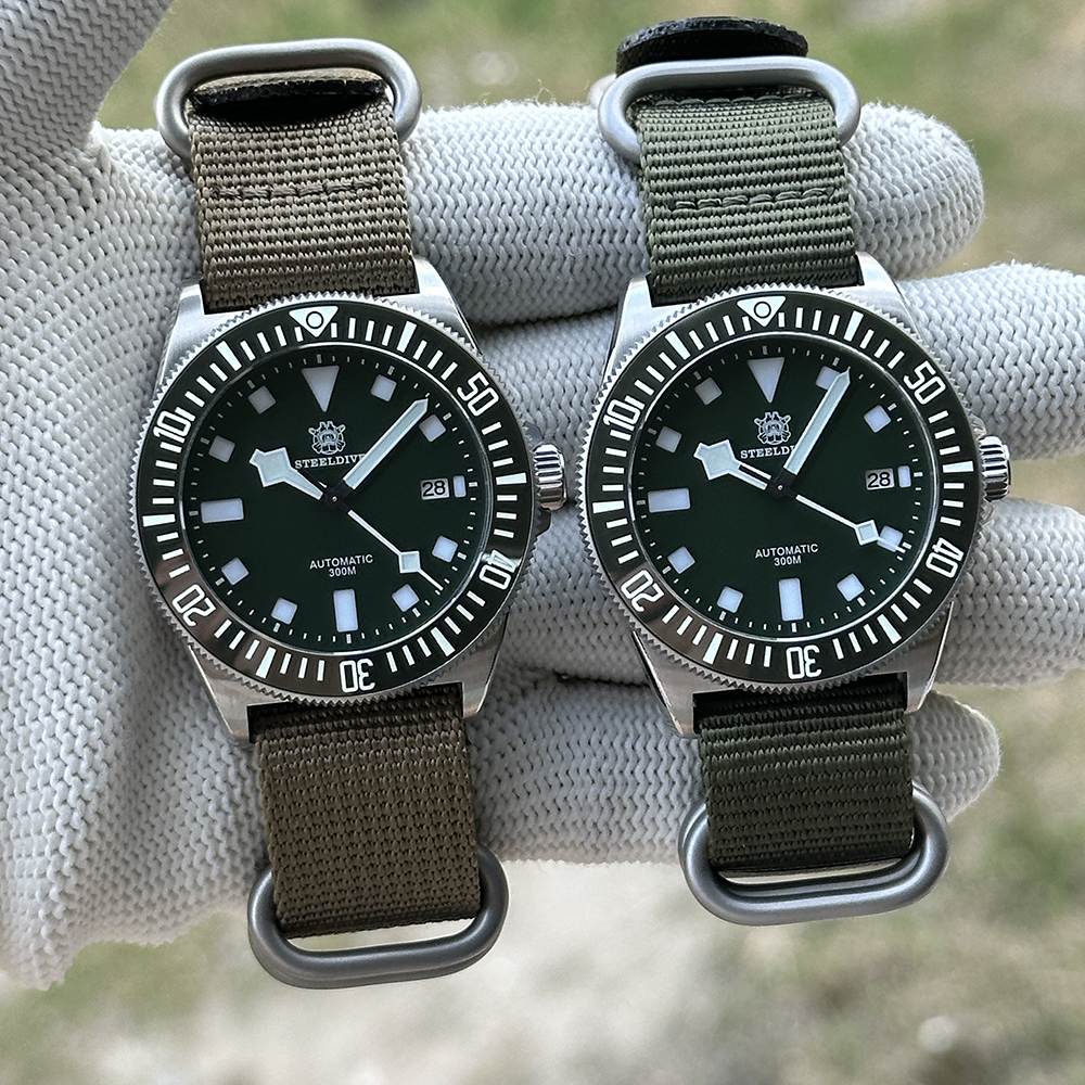 STEELDIVE Official SD1925 Dark Green New Arrival 2016 Japan NH35 Automatic Watch