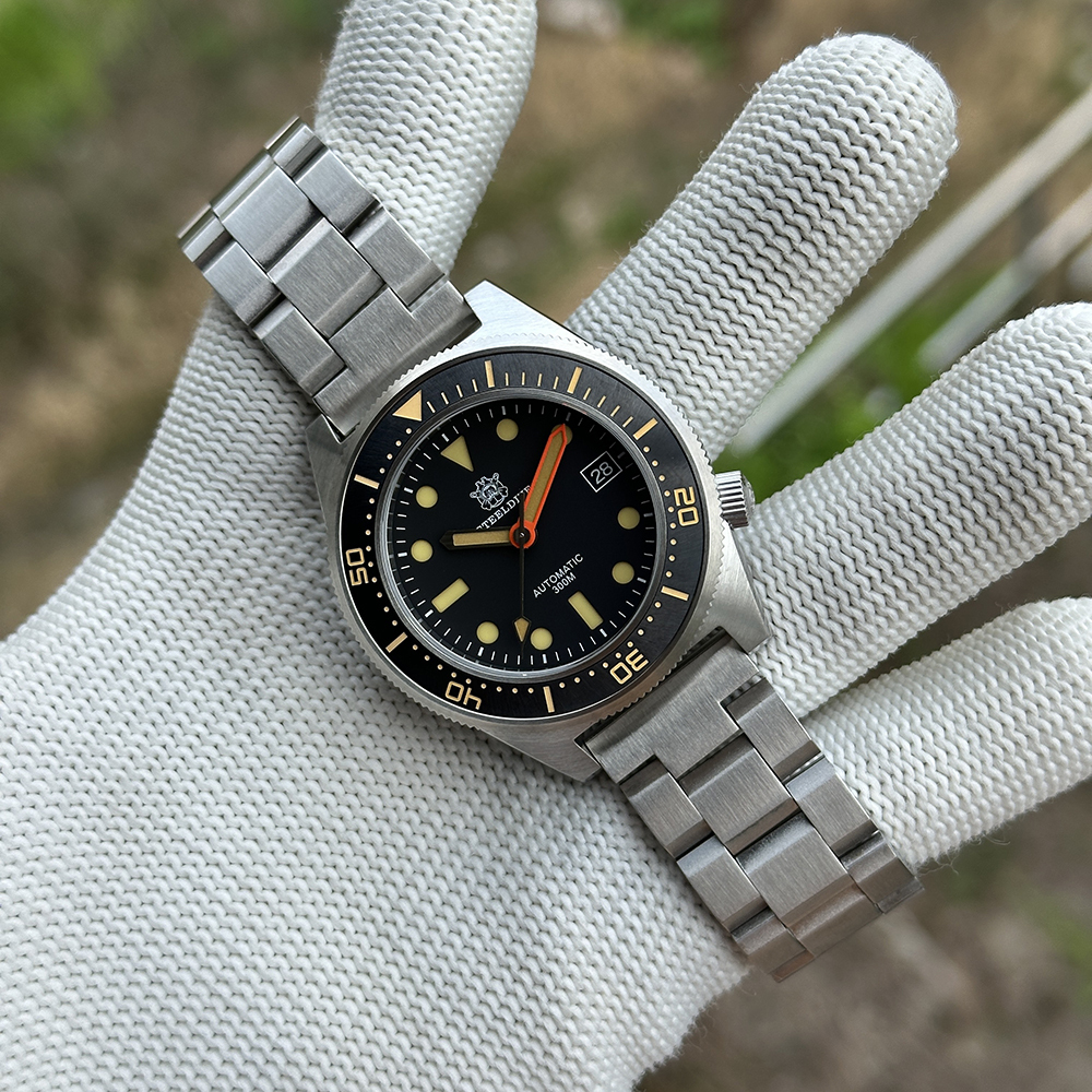 STEELDIVE Official SD1929V Black Dial | Japan NH35 Automatic Watch