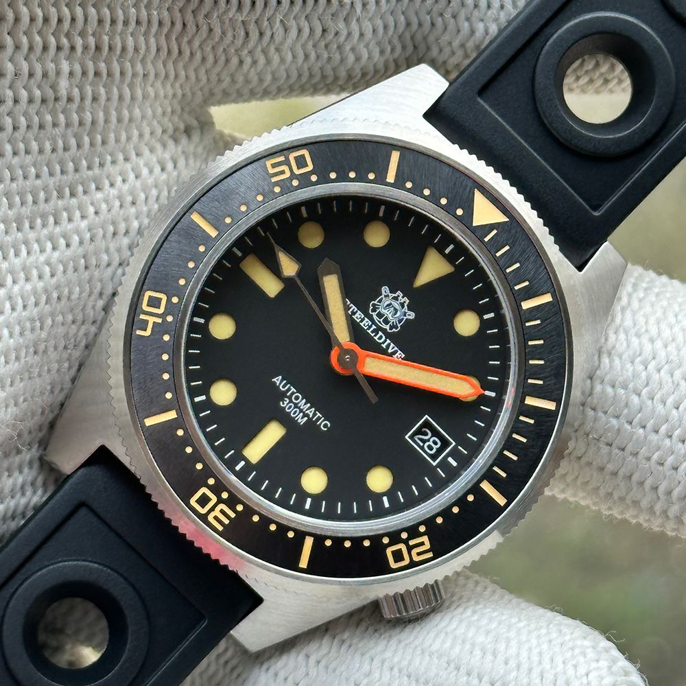 STEELDIVE Official SD1929V Black Dial | Japan NH35 Automatic Watch
