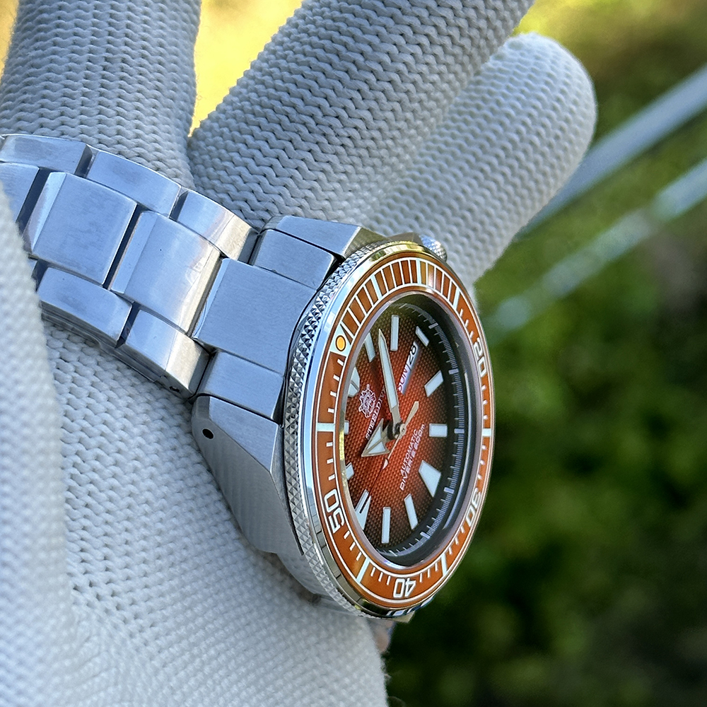 STEELDIVE SD1961 Orange Automatic Dive Watch | NH36 Sapphire 200M
