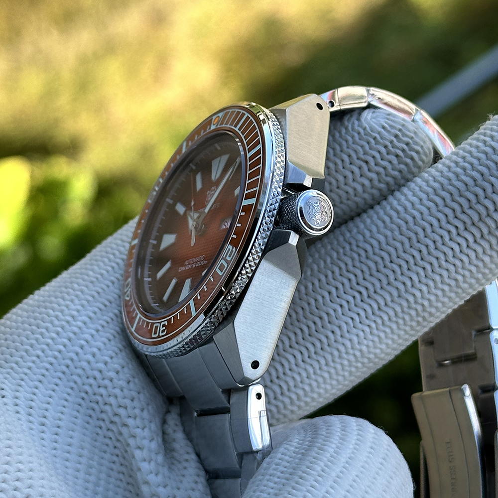 STEELDIVE SD1961 Orange with Brushed Case