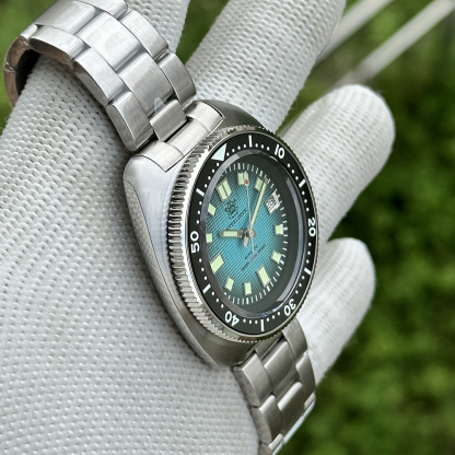 STEELDIVE Official SD1970F Turquoise Turtle NH35 Dive Watch