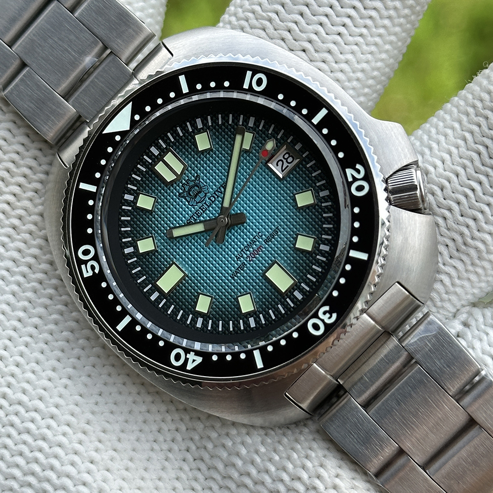 STEELDIVE Official SD1970F Turquoise Turtle NH35 Dive Watch