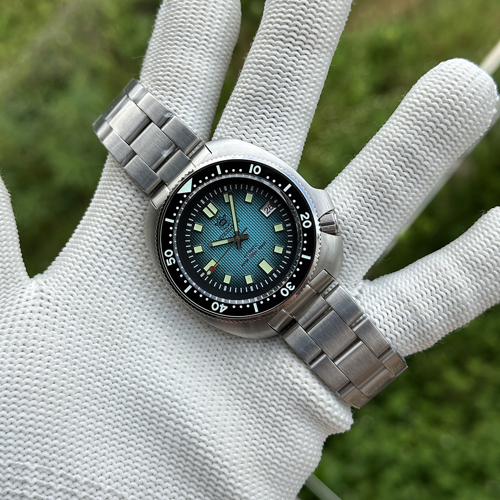 STEELDIVE Official SD1970F Turquoise Turtle NH35 Dive Watch