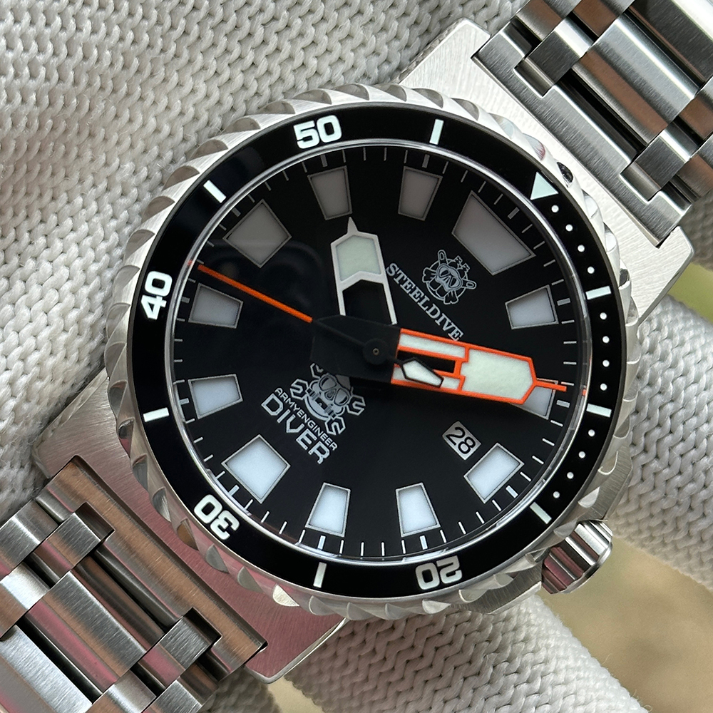 STEELDIVE SD1982F 46.5mm Automatic Dive Watch | NH35 Sapphire