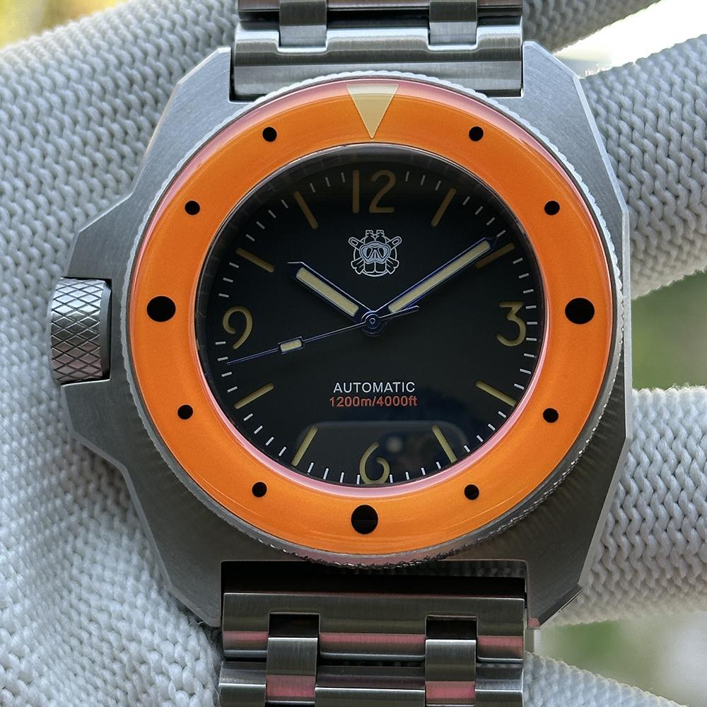 STEELDIVE Official SD2212 1200M Automatic Dive Watch 46mm Sapphire Bezel Seagull ST2130