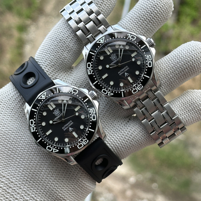 STEELDIVE Offiical SD1957L NH35 Blue Luminous Sea Ghost Watch 300m Waterproof
