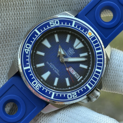 STEELDIVE SD1961 Blue Dial Samurai Dive Watch with NH36 Automatic Movement