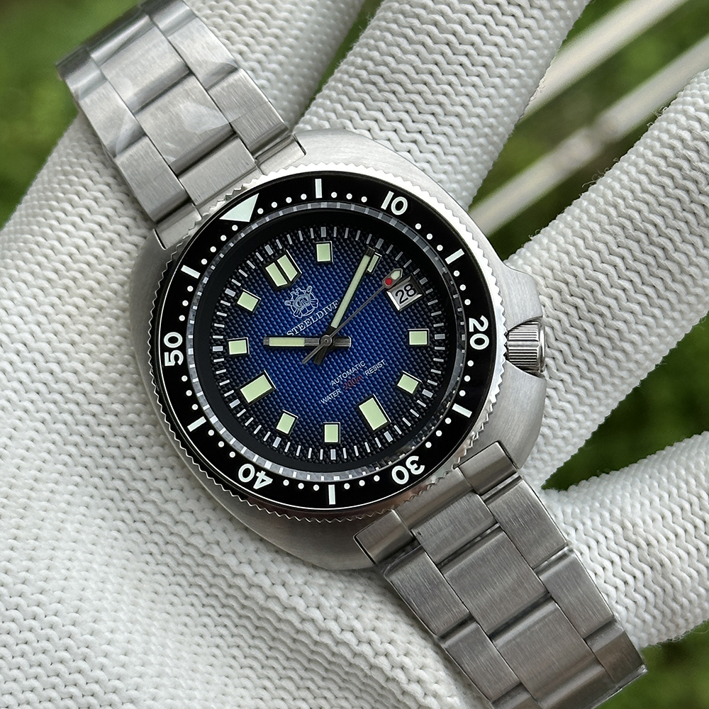 STEELDIVE Official SD1970F Blue Dial Turtle Watch | Official Store Supply| 2026 New Arrival