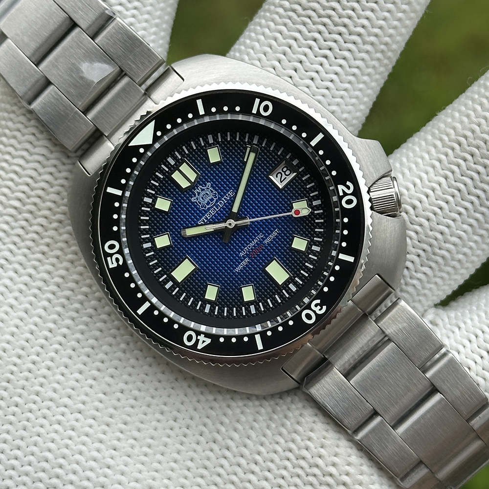 STEELDIVE Official SD1970F Blue Dial Turtle Watch | Official Store Supply| 2026 New Arrival