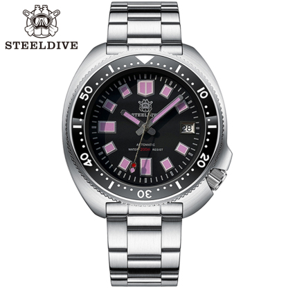 STELDIVE Official SD1970U Swiss Luminous 200M Waterproof NH35 Automatic Mens Dive Watch 