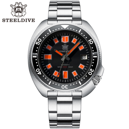 STELDIVE Official SD1970U Swiss Luminous 200M Waterproof NH35 Automatic Mens Dive Watch 