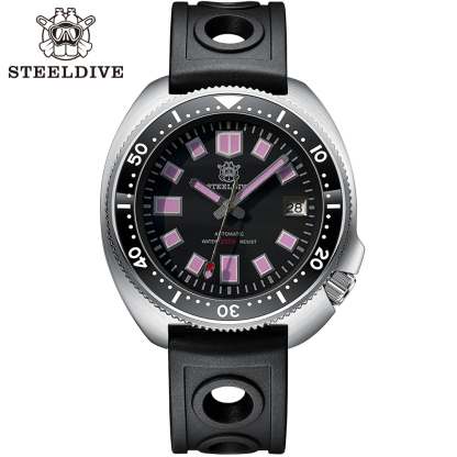 STELDIVE Official SD1970U Swiss Luminous 200M Waterproof NH35 Automatic Mens Dive Watch 