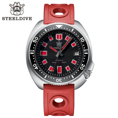 STELDIVE Official SD1970U Swiss Luminous 200M Waterproof NH35 Automatic Mens Dive Watch 
