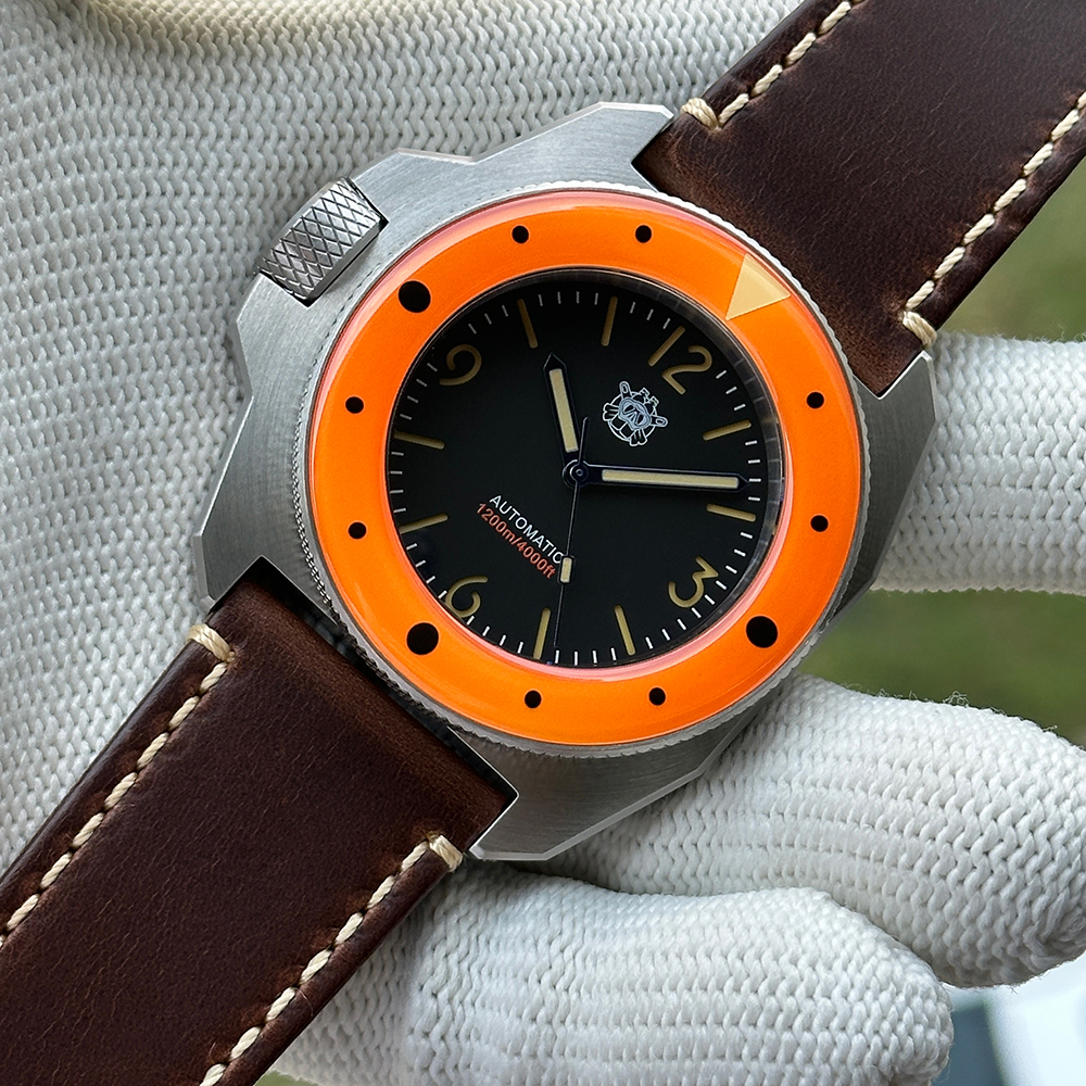STEELDIVE Official SD2212 On Leather Strap ST2130 Automatic Watch