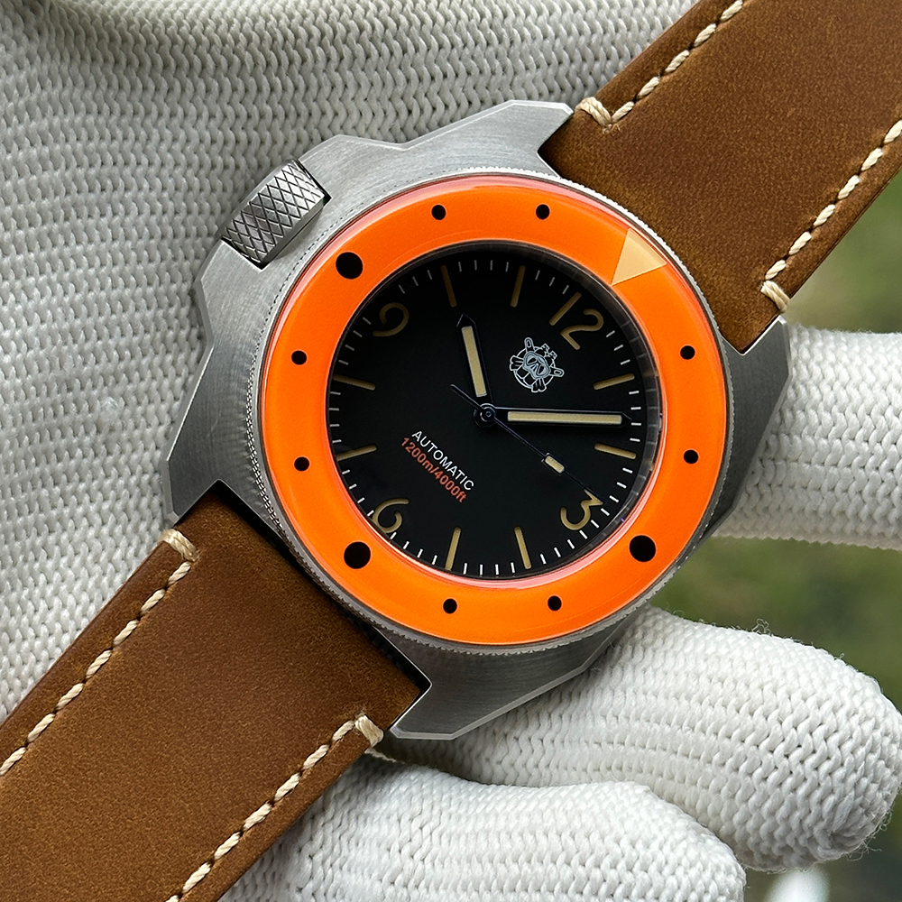 STEELDIVE Official SD2212 On Leather Strap ST2130 Automatic Watch