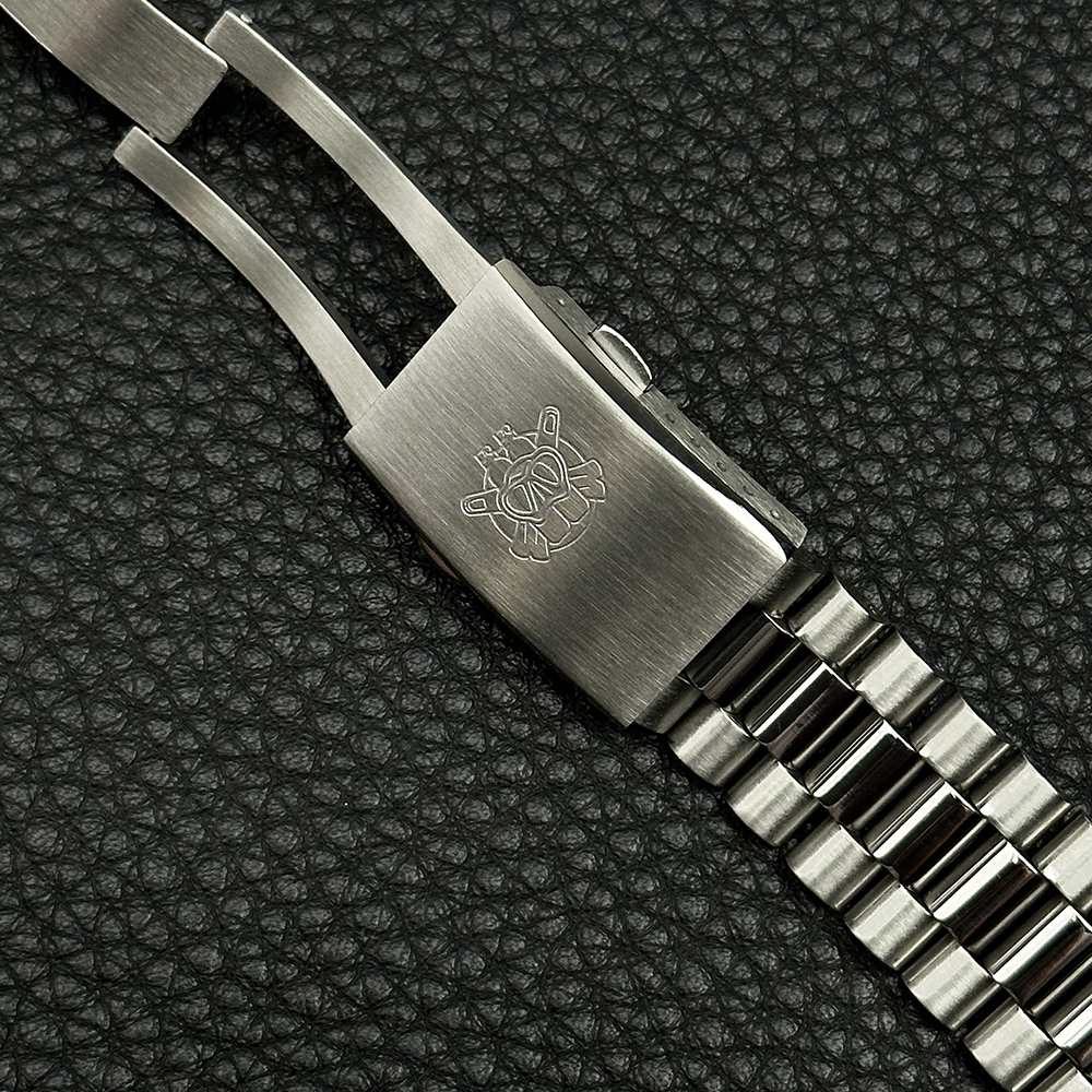 STEELDIVE Official SD053C 20mm Watch Bracelet Curved Head Link V4 Buckle
