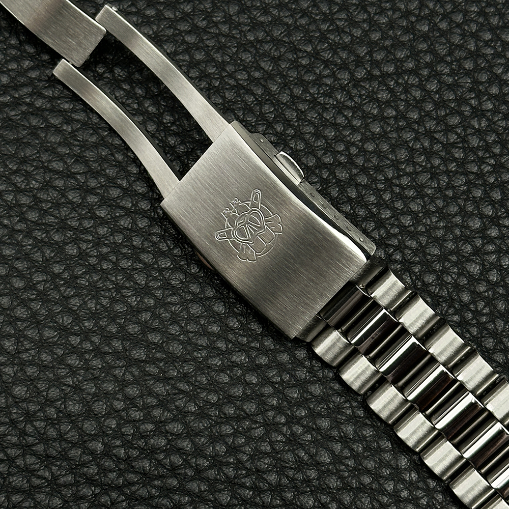 STEELDIVE Official SD053C 20mm Watch Bracelet Curved Head Link V4 Buckle