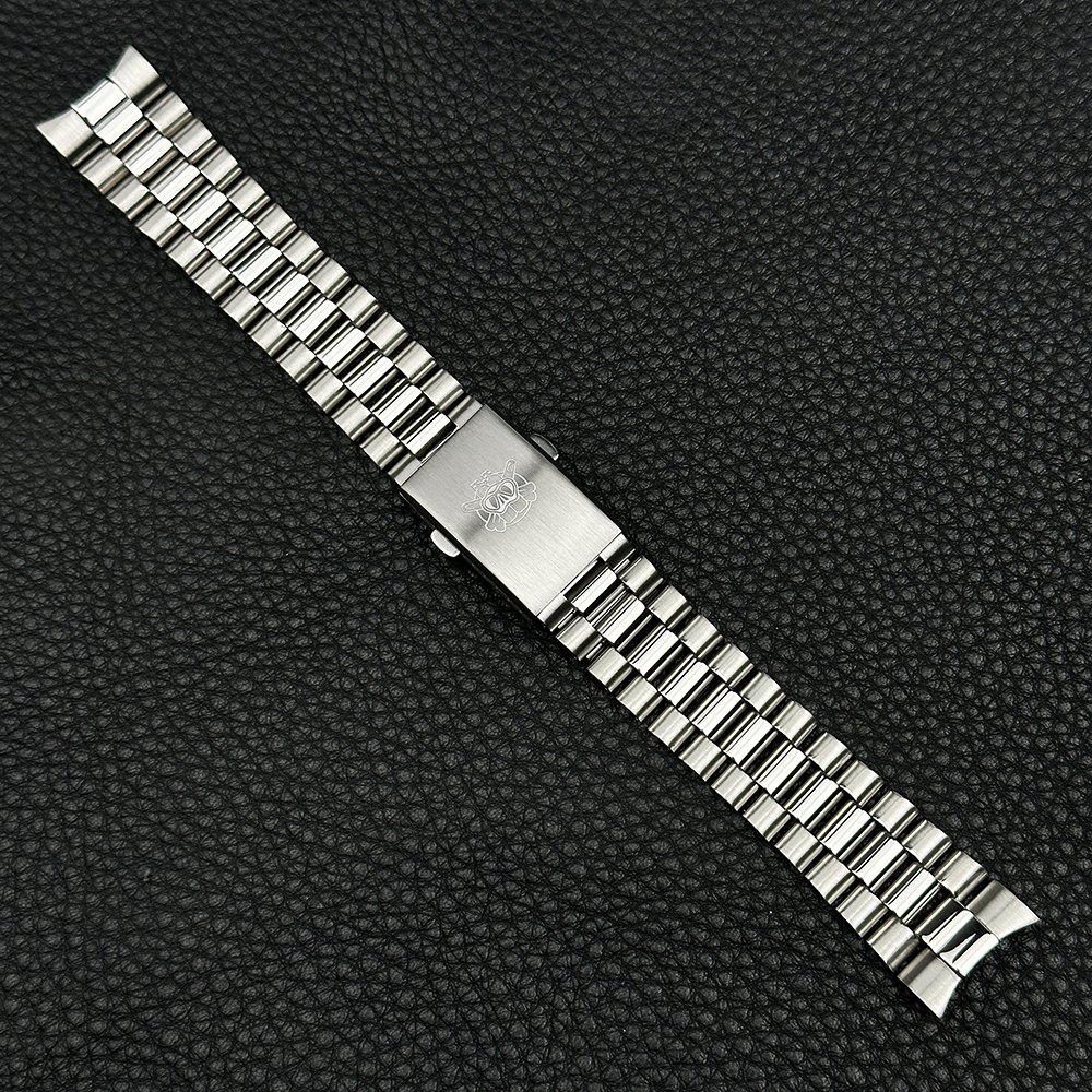 STEELDIVE Official SD053C 20mm Watch Bracelet Curved Head Link V4 Buckle