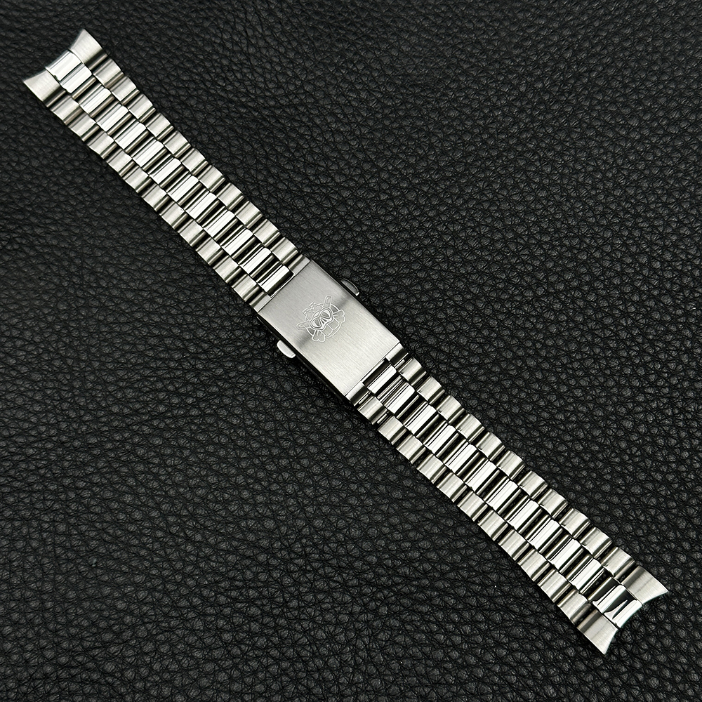 STEELDIVE Official SD053C 20mm Watch Bracelet Curved Head Link V4 Buckle
