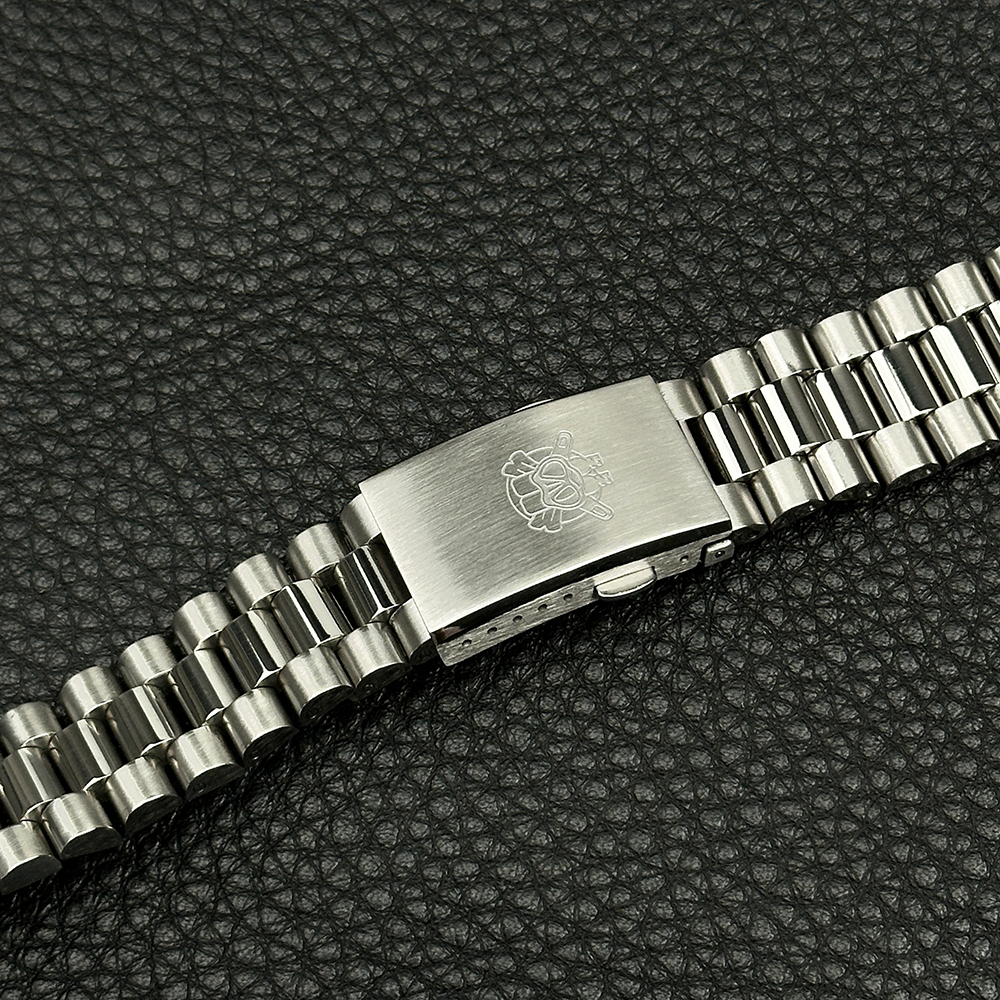 STEELDIVE Official SD053C 20mm Watch Bracelet Curved Head Link V4 Buckle