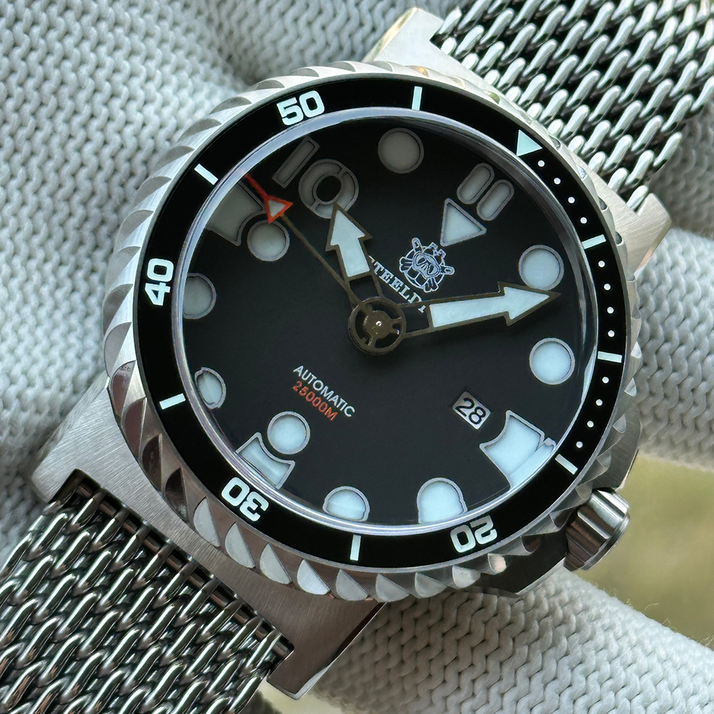 STEELDIVE Official SD1982H V2 / 46.5MM Oversize Japan NH35 Automatic Watch