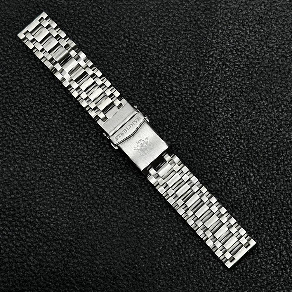 STEELDIVE Offiical 22mm Stainless Steel Tank Bracelet/ 100% Authentic