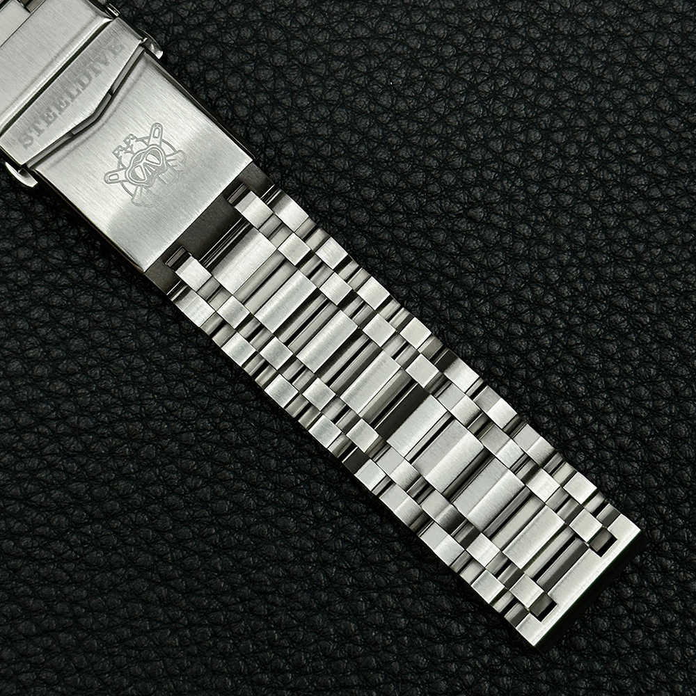 STEELDIVE Official TK022 22mm Tank Bracelet Flat Headlink