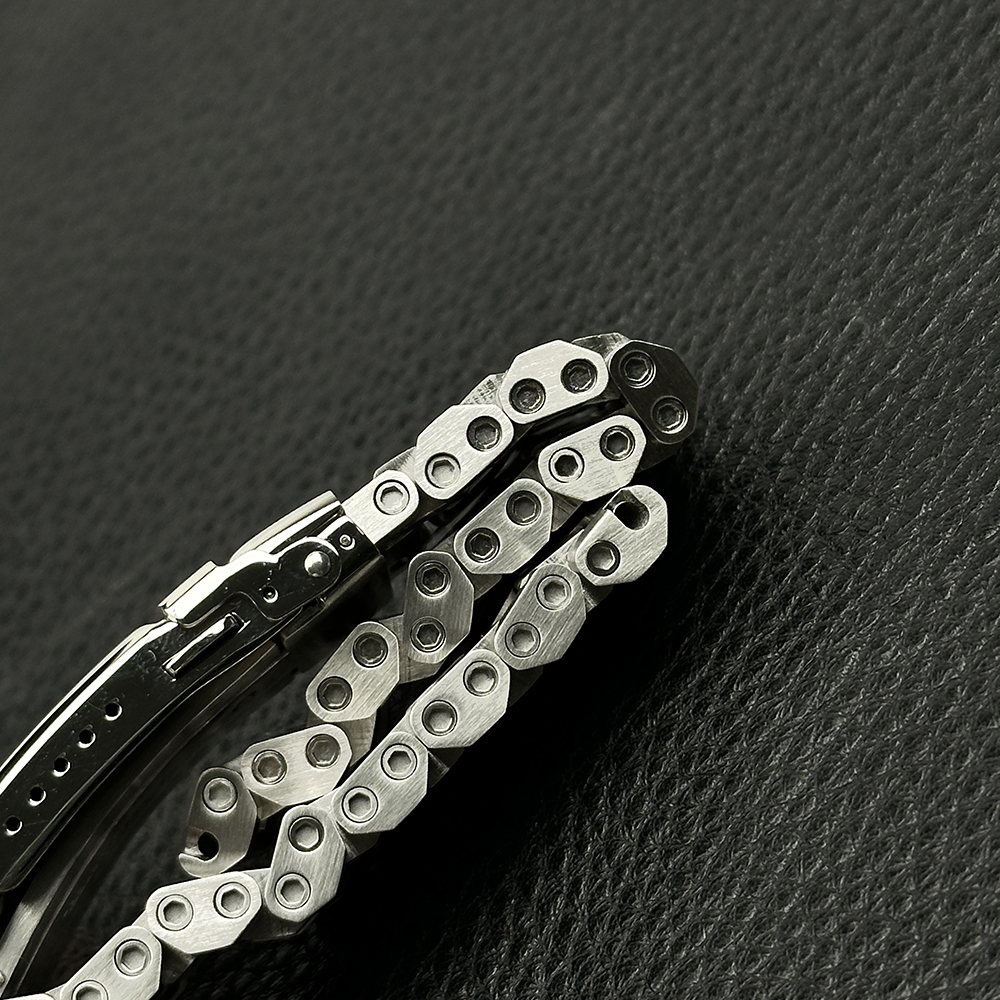 STEELDIVE Official TK022 22mm Tank Bracelet Flat Headlink