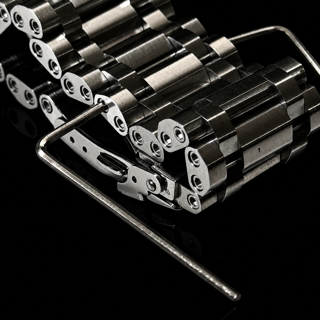 STEELDIVE Official 24MM Flat Head Link Replacement Tank Bracelet with Hex Screw for SD1982/SD1982H/SD1982T/SD1920/SD1987