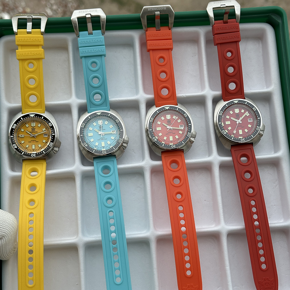 STEELDIVE Official SD1974 Sapphire Glass 200M Waterproof NH35 Automatic Mens Dive Watch V3 Bracelet