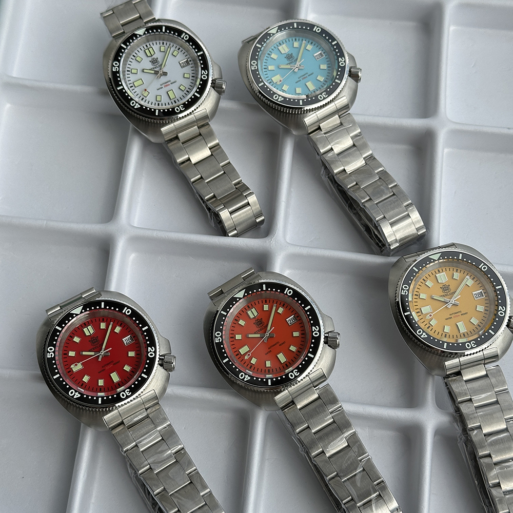 STEELDIVE Official SD1974 Sapphire Glass 200M Waterproof NH35 Automatic Mens Dive Watch V3 Bracelet