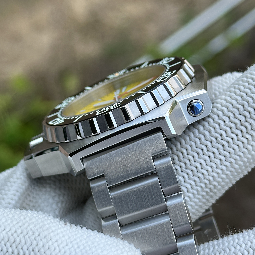STEELDIVE Official SD1969 Yellow Proplof Watch 1200M Waterproof NH35 Automatic Movement