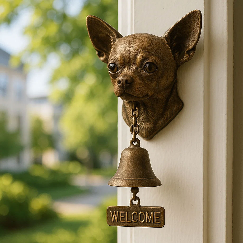 German Shepherd Welcome Bell