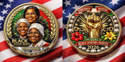 Black History Month Centennial Commemorative Coin