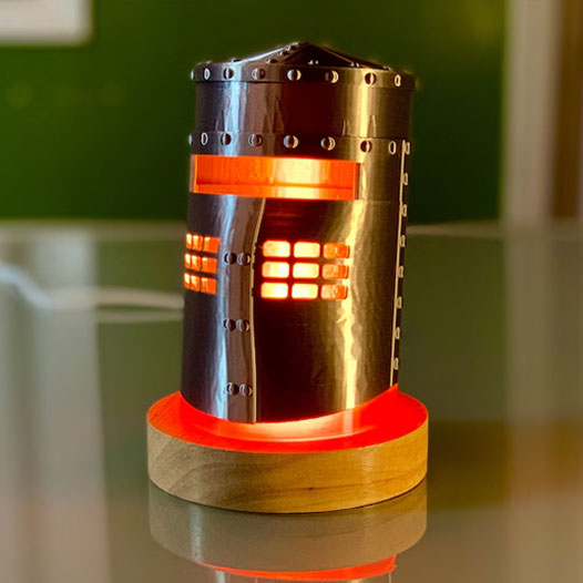 The Black Knight Helmet Lamp 