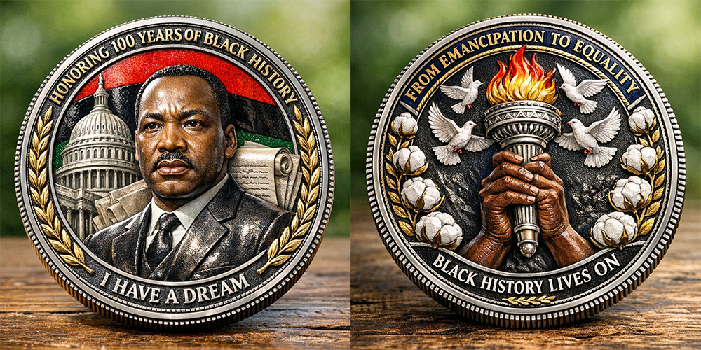 “I Have a Dream”Black History Month Commemorative Coin