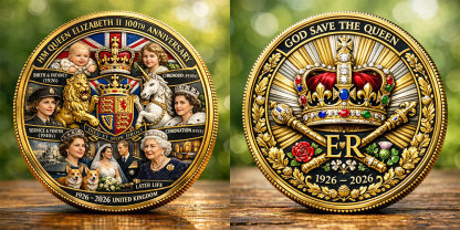 Queen Elizabeth II 100th Anniversary Commemorative Coin