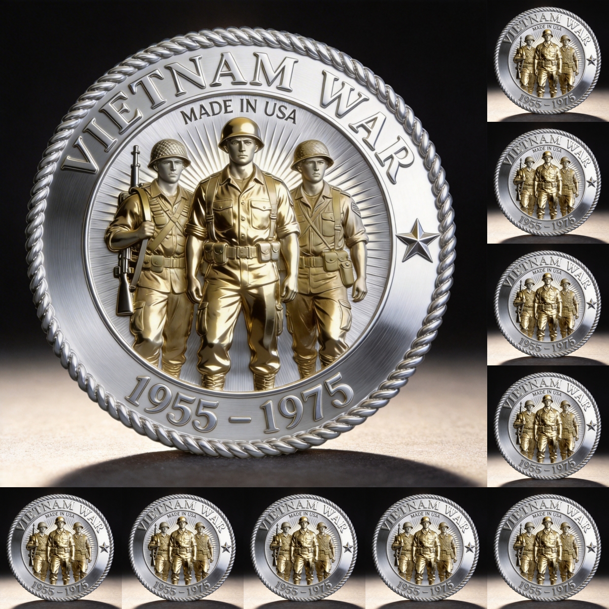 🏆Flash Sale 60% OFF - Vietnam War Veterans Commemorative Coin (1955–1975)