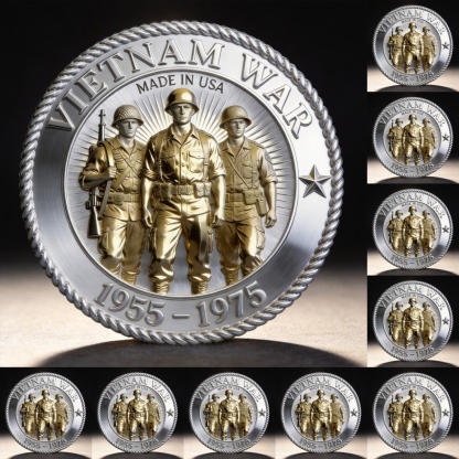 🏆Flash Sale 60% OFF - Vietnam War Veterans Commemorative Coin (1955–1975)