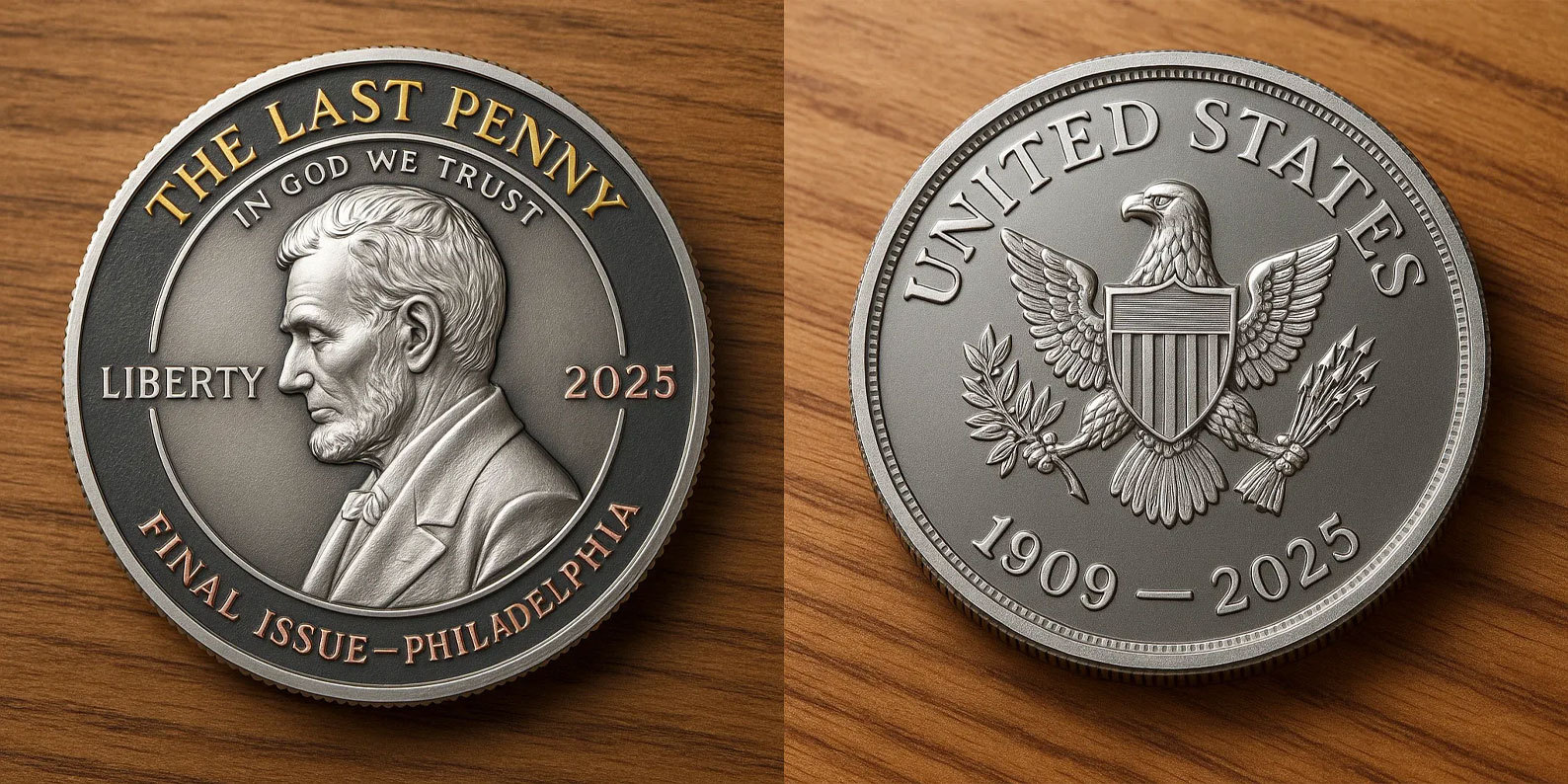 "The Last Cent" Commemorative Coin